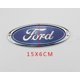 thumbnail image 3 of Blue 9 3 pin Ford oval grille badge compatible with Transit MK6 MK7 2006 - 2014, 3 of 3