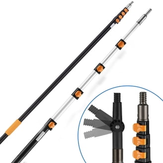 LAANPOLE Telescoping Pole – 7 To 30 Feet (36-Foot Reach), Multi-Use Aluminum Extension Pole For Painting, Dusting, Cleaning & More