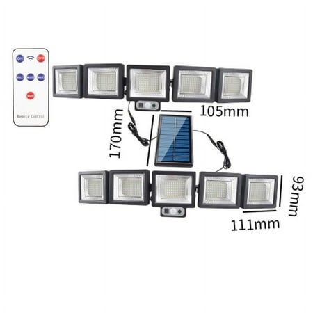 

asjyhkr Outdoor Multi-solar Wall Lamp Garden Decoration Automatic Induction Energy-saving Water Proof LED Lights A Variety Of Styles To Choose From With Remote Control