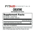 thumbnail image 2 of FITAID Essentials Creatine Powder Watermelon Rush, CreaPure Creatine Monohydrate, ATP Production for Weightlifting, Cycling, Zero Sugar, Smooth-Mixing, Easy on Stomach, Resealable, 60 Servings, 2 of 7