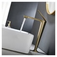 thumbnail image 6 of Basin Faucets Brushed Gold Bathroom Faucet Hot and Cold Rose Gold Sink Faucet Deck Mounted Toilet Black Mixer Water Tap, 6 of 7
