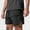 Black, variant on ZZwxWA Men 2 In 1 Running Shorts with Liner Towel Adjustable Drawstrings Shorts Zip Pockets Festival Gift