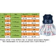 thumbnail image 6 of Seyurigaoka Fashion Teenager Girls Baby Kids Children Denim Dress Skirt Set Summer Clothes, 6 of 6