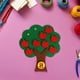 thumbnail image 2 of FELTECHELECTR 2 juegos de juguetes de árbol de manzanas, material didáctico de matemáticas, juego de contar manzanas, 2 of 3