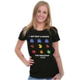 thumbnail image 3 of PACMAN Fruit and Ghosts for Breakfast Women's T Shirt Ladies Tee Brisco Brands S, 3 of 4