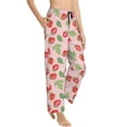thumbnail image 2 of Daiia Strawberry Floral Women's Sleep Pant with Pockets and Drawstring,Pajama Pants-XX-Large, 2 of 9