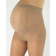 thumbnail image 3 of Calzitaly Maternity Pantyhose Stocking with Bellyband, Italian Hosiery, Pregnancy Tights 20 Denier with Reinforced Toe and Leg Support, Flat Seams and Cotton Gusset,Skin Small, 3 of 7
