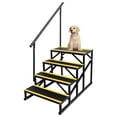 thumbnail image 2 of GloryStar 4-Step RV Step Stool with Handrail,Portable Pool Ladder with Non-Skid Tapes,Camper Steps for RV, Mobile Home Stairs Travel Trailers, Camper, Ground-Pool for Indoor & Outdoor, 2 of 7