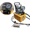 thumbnail image 2 of Miumaeov Electric Driven Hydraulic Pump, 110V 750W 70MPa Single Acting Hydraulic Electric Pump Solenoid Valve Control Oil Pump Hydraulic Pump Power Pack 10000PSI 1400r/Min, 2 of 7