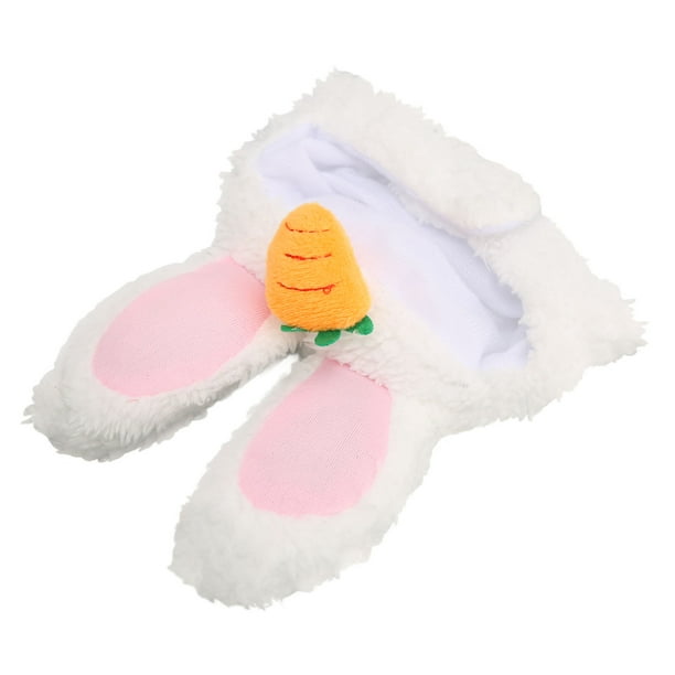 Gorro Con Orejas De Conejo Kitty, Diadema Para Mascotas Con Orejas De Conejo Lavable Cálida, Felpa Corta, Ajustable, Suave Para Fiesta, Fiesta De Cumpleaños Para Gatos ANGGREK Rabbit Ear Dog Headband