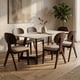 thumbnail image 1 of Bossa Juego de Mesa de Comedor Rectangular de Madera con Sillas Tamaño 180x90x77 Cm para 4-6 Personas para Cocina, Sala de Estar Facil de Armar December, 1 of 11