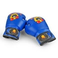 thumbnail image 3 of Kids Boxing Gloves For 5 to 7 Years, 6 oz Blue Boxing Gloves for Children Sparring Youth Boxing Gloves Junior Training Mitts Punching Bag Gloves for KickBoxing, MMA, Muay Thai, Training, 3 of 7