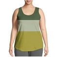 thumbnail image 1 of Débardeur d'Été Décontracté Ample Imprimé à Col Rond Sans Manches pour Femmes Grande Taille, 1 of 6