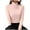 Pink, variant on Honeeladyy Womens Mock Turtleneck Long Sleeve Shirts Fleece Thermal Underwear Solid Color Slim Fit Pullover Christmas Gifts for Wife Coffee M