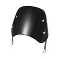 thumbnail image 3 of Parabrisas de motocicleta vintage de repuesto, accesorios resistentes, deflector de viento Negro, 3 of 9