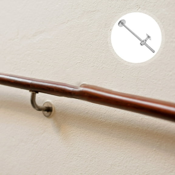 HOMEMAXS Adjustable Handrail Bracket for Stairway Railing and Stair Rail 1 Set