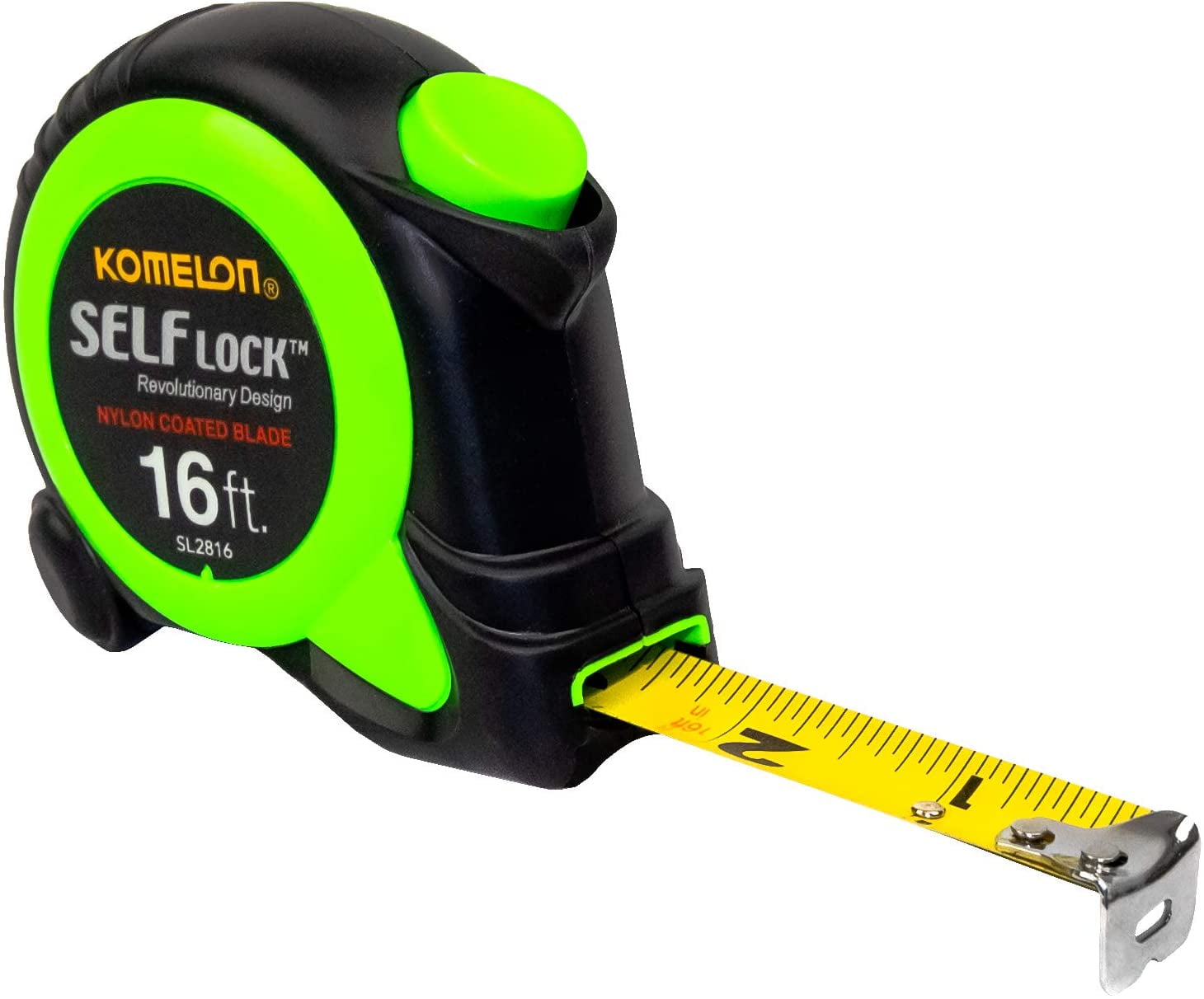 Komelon Sl25 25 Ft Self Lock Measuring Tape Walmart Com