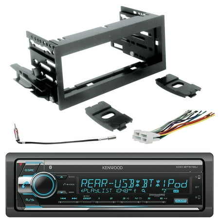 - Kenwood SiriusXM Ready CD Digital Media Bluetooth Receiver, Scosche GM1483B Dash Kit, GM02B Radio Wiring Harness, Enrock Antenna Adapter (Fits 95-02 GM Full Size)