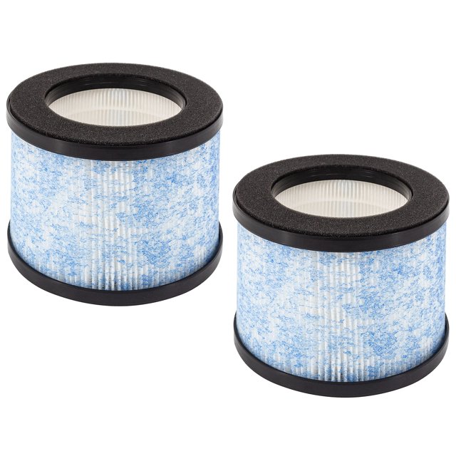Lhari Paquete de 2 filtros H13 MA-01CW True HEPA de repuesto compatibles con purificador de aire Miko Ibuki C102