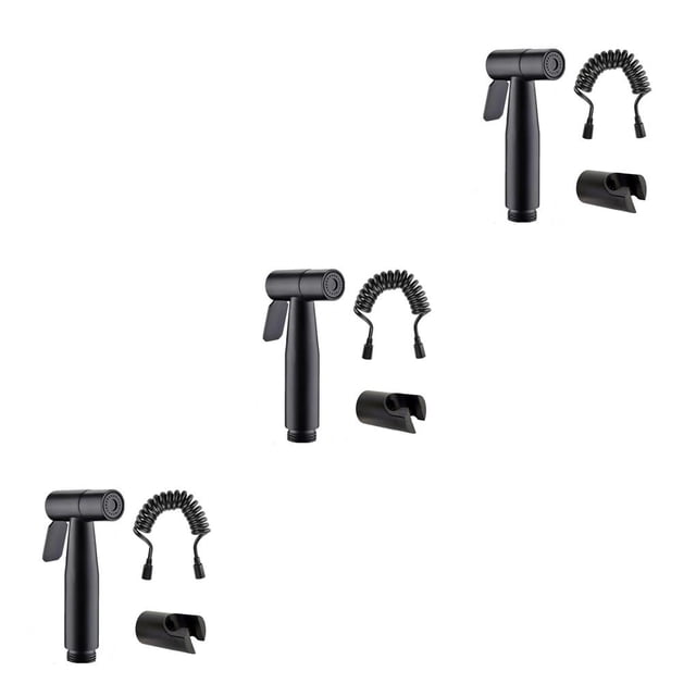pitrice Bathroom Bidet Sprayer Handheld Cloth Cleaning Shower Replaceable Improvement Hand Jet Spraying Attachment for Hotel Type 3 3Set