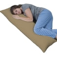 thumbnail image 3 of Premium Body Pillow Cover (100 Percent Cotton, 200 Thread Count) - XL High Thread Count Body Pillowcase, 3 of 6