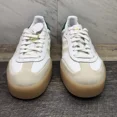 thumbnail image 2 of Adi - das Originals Sambae Leather Sneakers 'Off White Green' IF7162 Womens Size 10, 2 of 6
