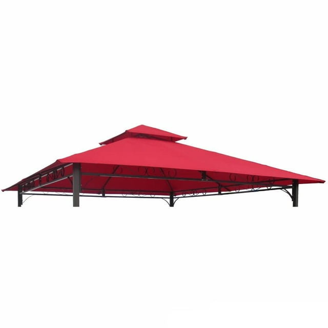 Toldo de repuesto para carpa ventilada de 10 pies International Caravan St. Kitts, rojo rubí