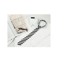 thumbnail image 5 of INSPIRE CHIC Unisex Classic Self-Tied Stripe Necktie Casual Skinny Tie Slim Ties, 5 of 5