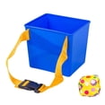 thumbnail image 3 of Juego de lanzamiento deportivo de bolsa de frijol, juguetes deportivos de cubo para niños, bolsas de arena para juegos, jardín, playa, entrenamiento, Cubo azul, 3 of 8