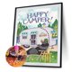thumbnail image 1 of Cuadros Decorativos Kits de pintura de diamantes Happy Camping Bus decoración artística de taladro en forma parcial (UP293) Wdftyju embutido en tela, 1 of 8