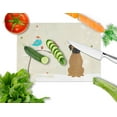 thumbnail image 2 of Carolines Treasures BB2589LCB Christmas Presents Between Friends Brindle Boxer Glass Cutting Board, Large, 2 of 2