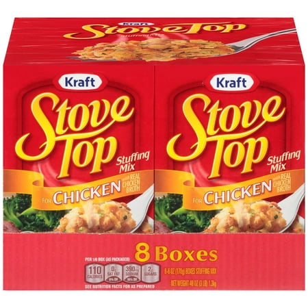 Product of Kraft Stove Top Stuffing Mix for Chicken with Real Chicken Broth, 8 pk./6 oz. [Biz