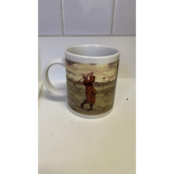 Thirstystone Nostalgic Gold Coffee Tea Mug Individual Gift New