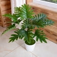 thumbnail image 3 of Coofit Artificial Plant Lifelike Decorative Fake Leaf Fake Plant Artificial Greenery, 3 of 4