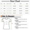 thumbnail image 4 of Fesfesfes Basic Tees for Women's Fashion Solid Round Neck Short Sleeves Casual T-Shirt Top Tops for Women XL(US:10), 4 of 4