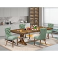 thumbnail image 4 of Luxe by East West Furniture 5 piece Kitchen Table Set includes a Dining Table and 4 Modern Dining Chairs, 4 of 7