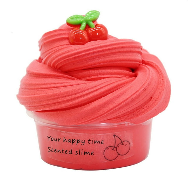 HUASHENG DIY Slime Supplies Fruit Kit Cotton Slime Scented Stress Kids Slime Toy