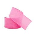 thumbnail image 2 of 1.5" x 3 yd Pink Taffeta Wired Pink Ribbon by Celebrate It – Polyester - Great for Wreaths - Garlands - Gift Wrapping & Home Decor - 12 Pack, 2 of 4