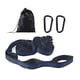 thumbnail image 1 of Kit para colgar hamaca de árbol de 3 m con correas que soportan 900 kg y mosquetón de cuerda extra larga. Azul, 1 of 9