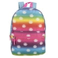 thumbnail image 2 of Girls 17 Inch Backpack with Front Zippered Pocket and Padded, Adjustable Shoulder Straps for School, Camp, Hiking, Commuting and Travel in Delightful Daisies, 2 of 8