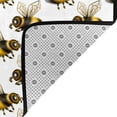 thumbnail image 4 of Area Rugs For Living Room Decor - Honey Bee Realistic cute Soft Anti Slip Throw Washable Rugs 5x7 For Bedroom, Indoor Carpet For Bedroom Living Room 80x58In, 4 of 7