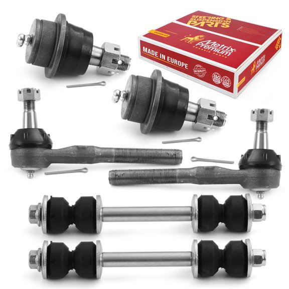 Metrix Premium Chassis Parts - 6 PC Front Suspension Kit Fits 97-02 Ford Expedition, 97-03 F-150, 97-99 F-250, 98-02 Lincoln Navigator, ES3366T, ES3367T, K8695T, K700536 / K8772, Made in Europe