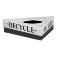 thumbnail image 1 of Safco Trifecta Recyclage - Couvercle de Poubelle - Acier Inoxydable, 1 of 2