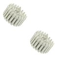 thumbnail image 1 of Valla de en miniatura Cateissary decoración de flores jardín pasillo barrera de paisaje interior Blanco 100 x 3 cm 2piezas CBP132864, 1 of 5
