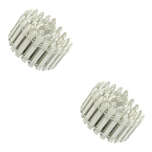 Valla de en miniatura Cateissary decoración de flores jardín pasillo barrera de paisaje interior Blanco 100 x 3 cm 2piezas CBP132864