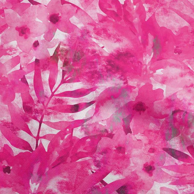 oneOone Velvet Fuschia Pink Fabric Tropical Abstract Craft Projects Decor Fabric Printed By The Yard 58 Inch Wide