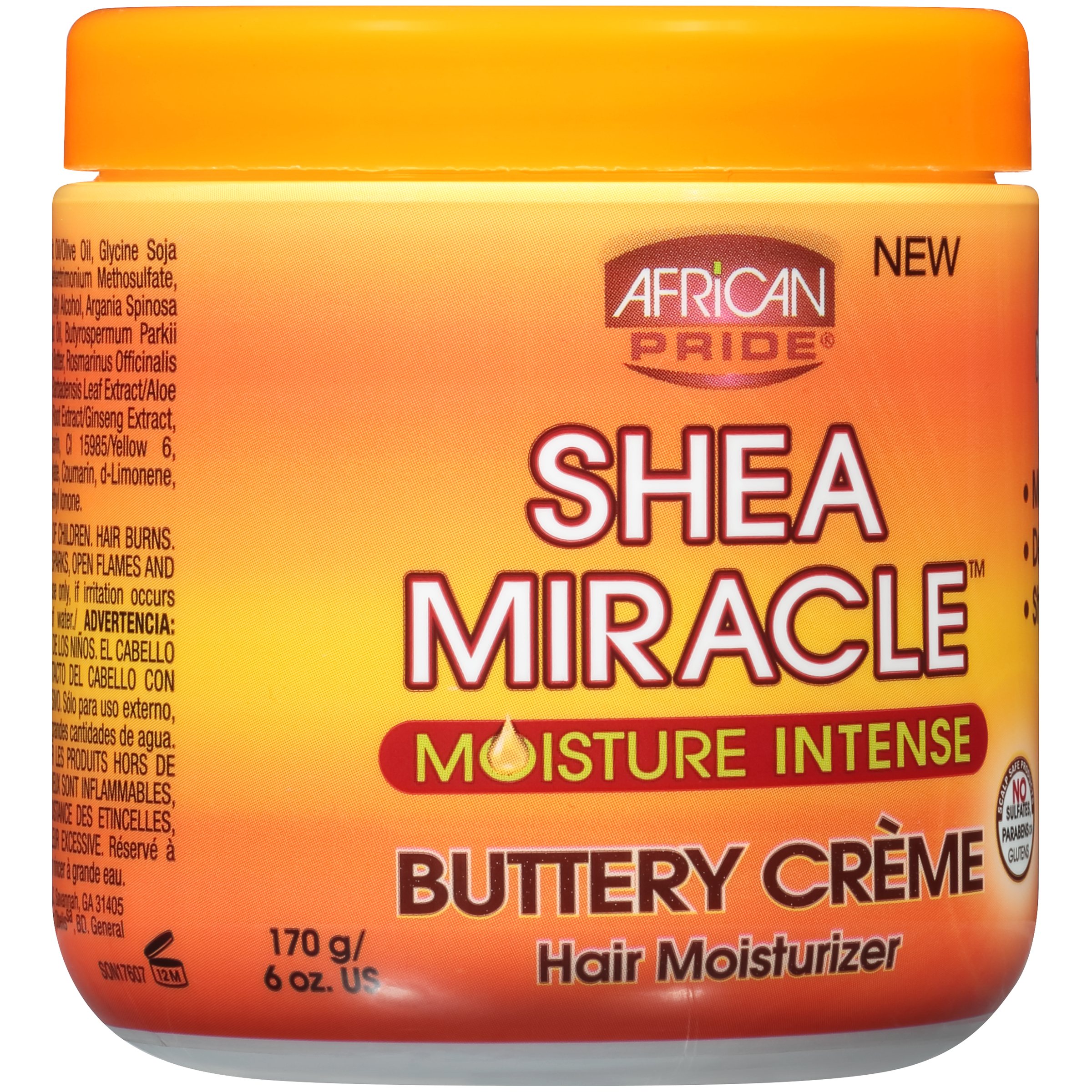 African Pride Shea Miracle Moisture Intense Buttery Leave In Cream Hair Moisturizer for Wavy, Curly, Coily Hair with Shea Butter, 6 oz. - image 5 of 6