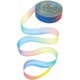 thumbnail image 2 of Cinta de organza de 50 yardas, cintas de organza de satén transparente arco iris para envolver regalos, decoración, manualidades, Navidad, bodas, fiestas, cumpleaños, festivales, suministros de, 2 of 5