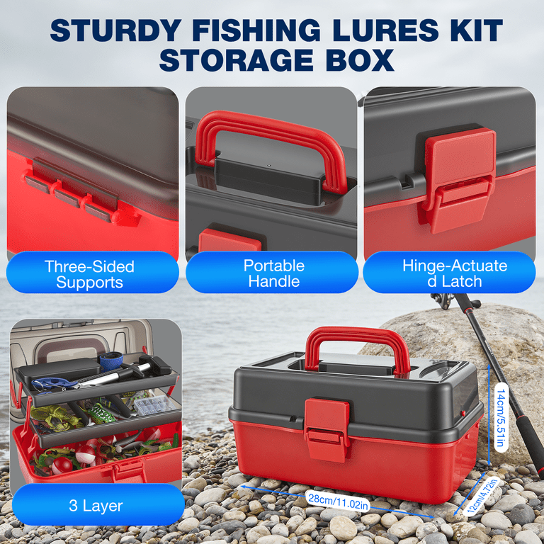 3 layer tackle box Plano Three Tray XL there have been concerns regarding the durability of the trays within the box YTAKY Tackle Box, 460PCS Tackle