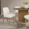thumbnail image 3 of Jada Dining Chair 2-Pack in Linen Fabric with Oak Finish Wood, 3 of 11